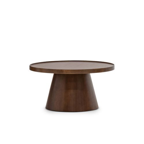 Adan Round Tray Coffee Table | Walnut