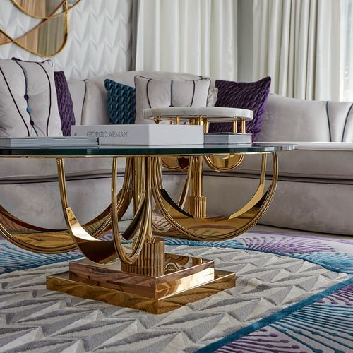 Copper & Brass Coffee Table