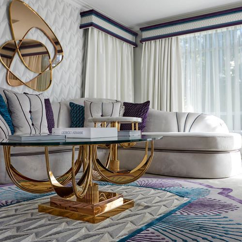 Copper & Brass Coffee Table