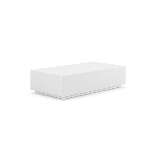 Plade Concrete Coffee Table | Indoor & Outdoor | White