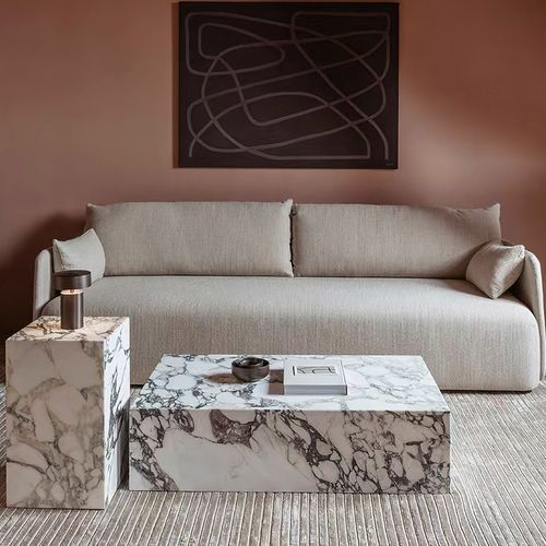 Calacatta Viola Cube/Side Table