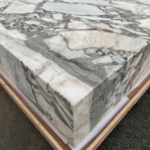 Square Coffee Table-Milky Bleu Marble | Natural Stone Co.