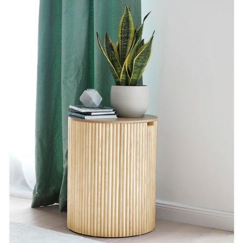 Ridge Side Table - Natural