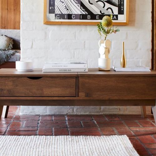 Paris Hardwood Coffee Table | Lifting-Top | Walnut
