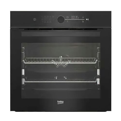 Beko 60cm Multifunction Pyrolytic Oven - Black