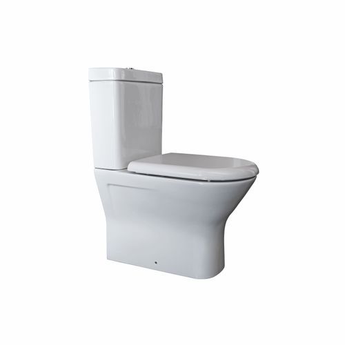 Resort Vandal Resistant Rimless Wall Faced Toilet Suite