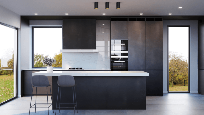 Perfect Matte Metallic Anthracite Melaboard MR-MDF