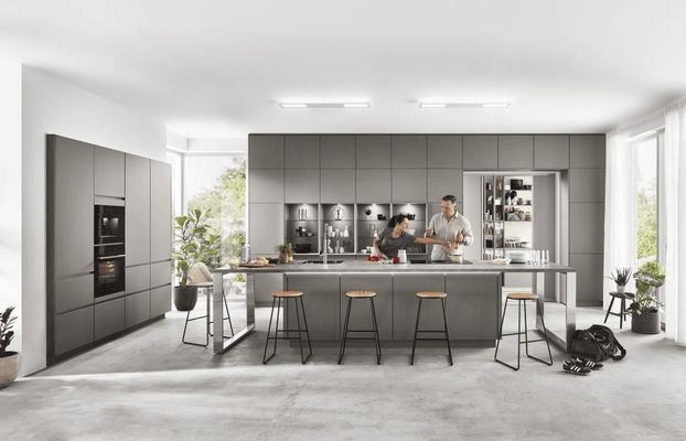 Easytouch Ultramatt Lacquered Kitchen Cabinetry