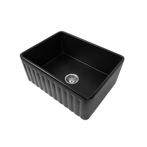 Herman 610x459 Farmhouse Fireclay Single Bowl Sink