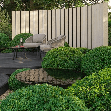 Millboard Envello Shadow Line Cladding | Limed Oak