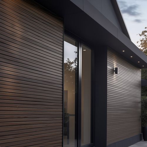 Acupanel® | Walnut | Exterior Composite Slat Wall Panel
