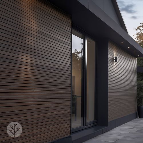 Acupanel® | Walnut | Exterior Composite Slat Wall Panel