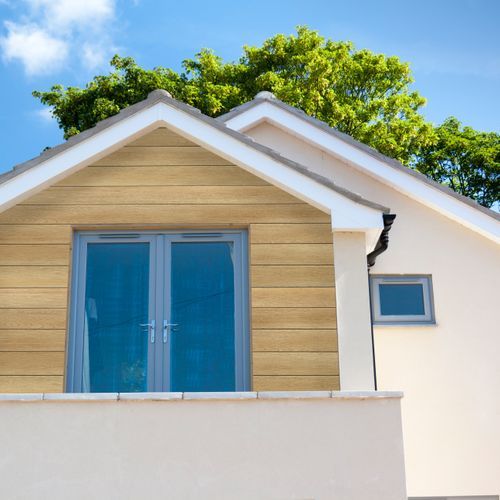 Millboard Envello Shadow Line Cladding | Golden Oak