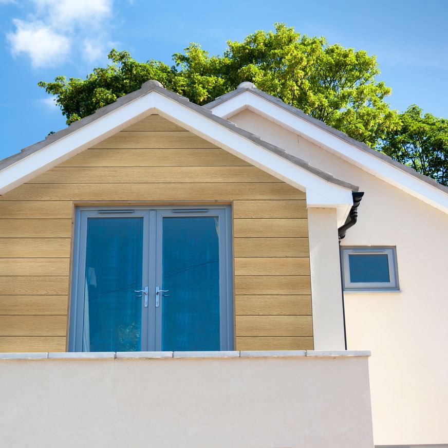 Millboard Envello Shadow Line Cladding | Golden Oak