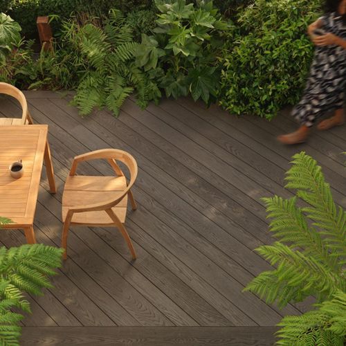 Ebony Grey | Enhanced Grain Decking
