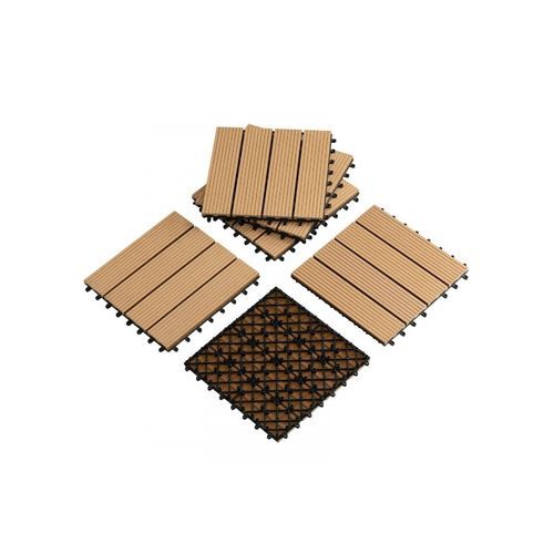 DIY Decking Tiles Teak 300*300*20 - Pack of 10