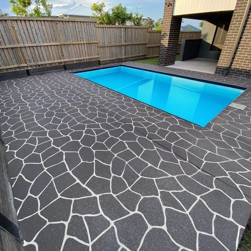Dulux Avista Concrete Stencils