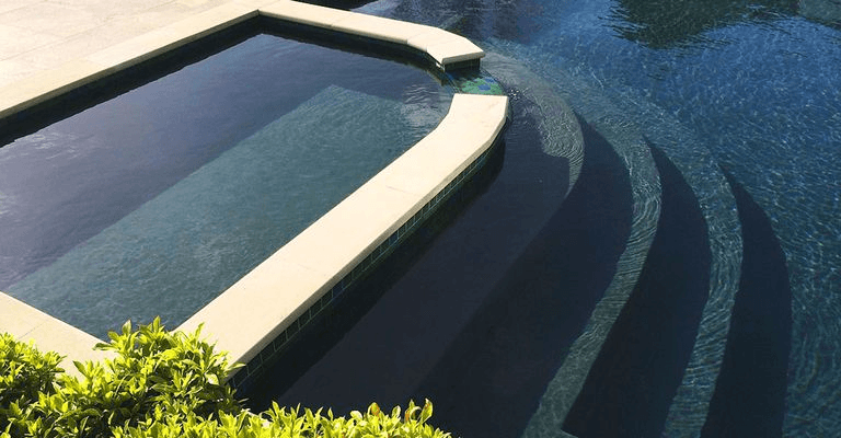 Black Maui Hydrazzo Pool Plaster