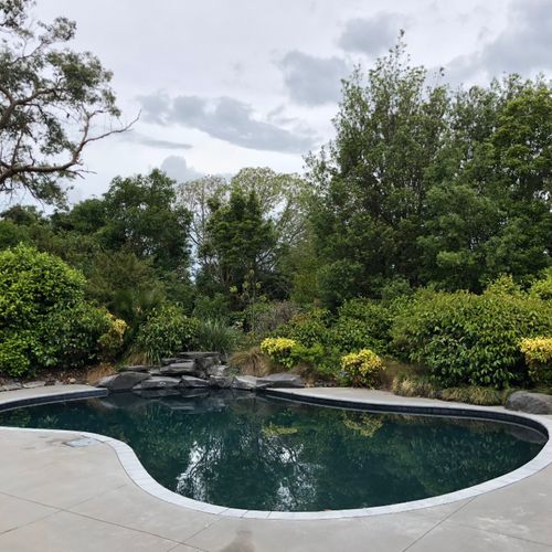 Black Maui Hydrazzo Pool Plaster