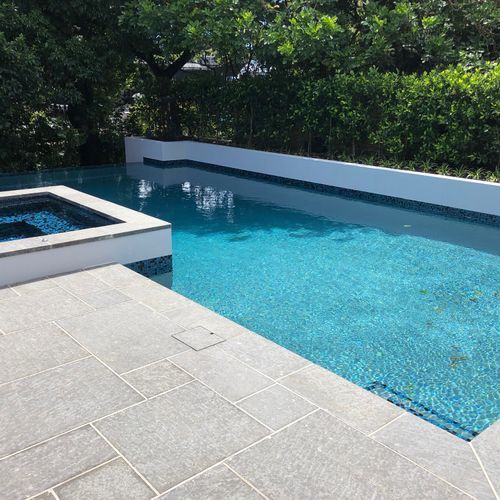 Mediterranean Blue Hydrazzo Pool Plaster