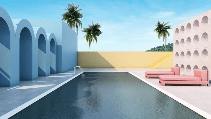 Pastel Coloured Concrete Range