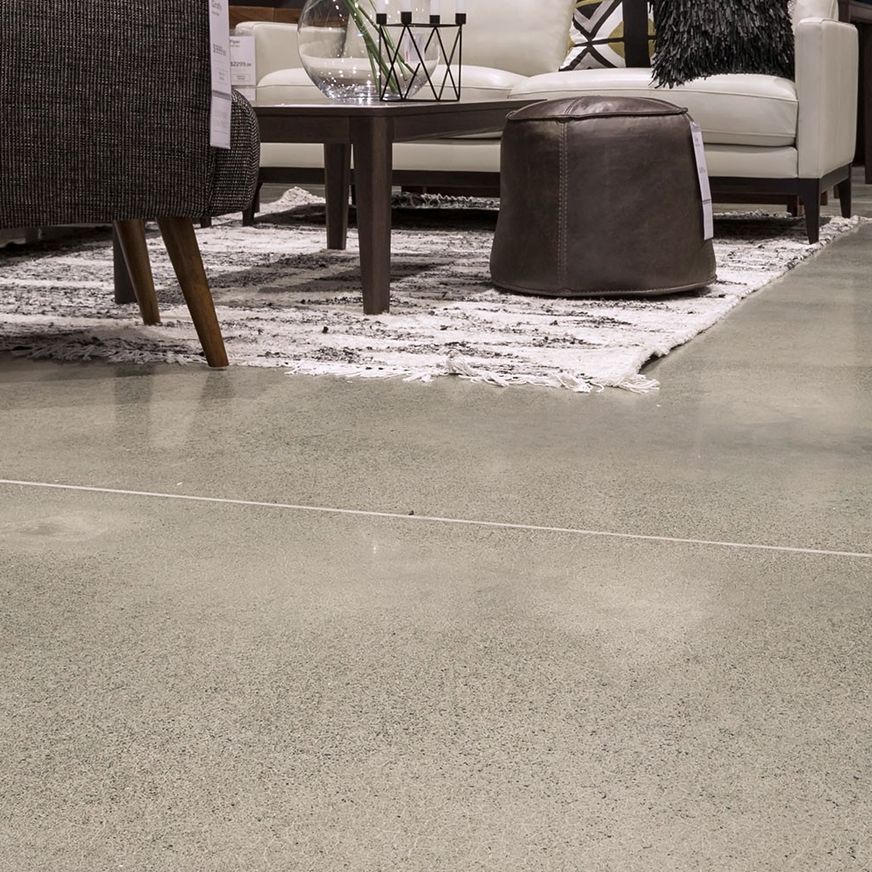 Polished Concrete Flooring - Beach House (Light Exposure)