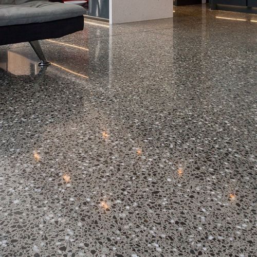 Polished Concrete Flooring - High Street (Full Exposure)