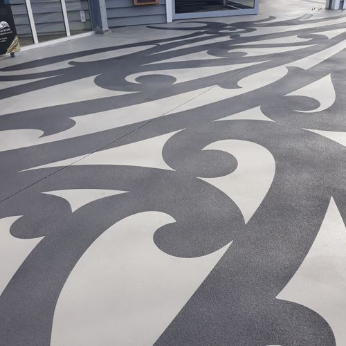 Decorative Flooring Overlay
