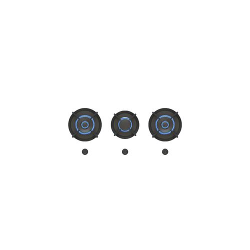 PITT | CUSIN 3 burner gas hob