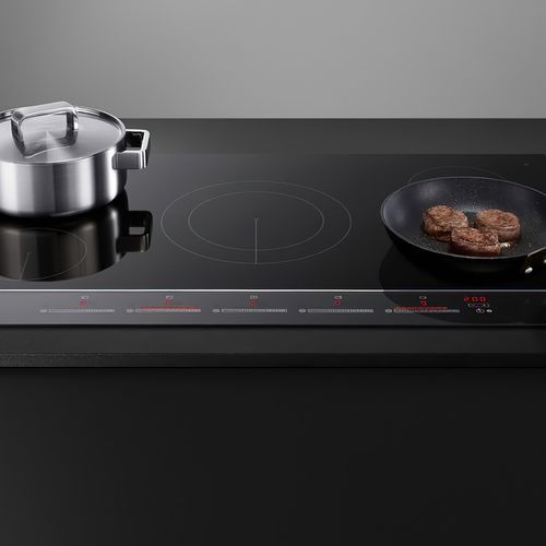 F&P Induction Cooktop, 90cm, 5 Zones W/ SmartZone