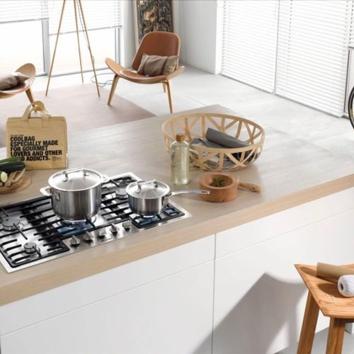 Miele Stainless Steel Gas Cooktop 5 Burner w.770