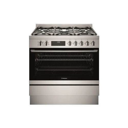 90cm Freestanding Dual Fuel Cooker - Stainless Steel