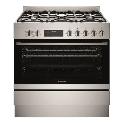 90cm Freestanding Dual Fuel Cooker - Stainless Steel