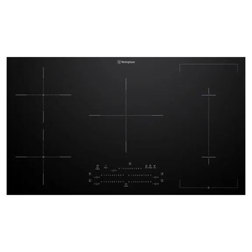 90cm 5 Zone Induction Cootktop - Black