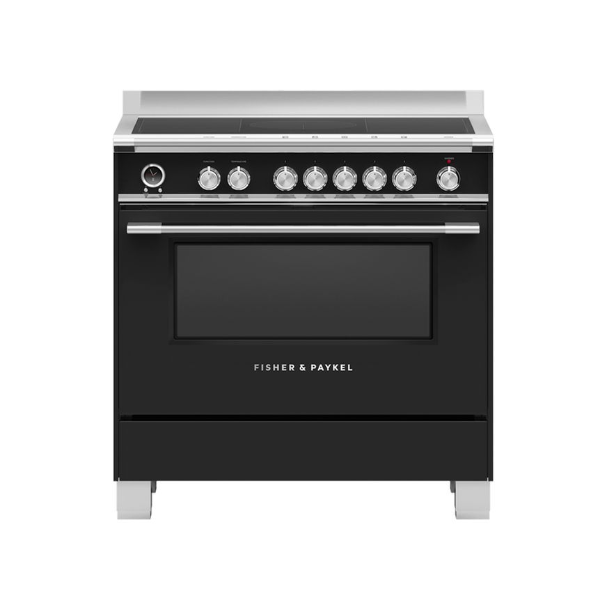 F&P Freestanding Cooker, Induction, 90cm, 5 Zones