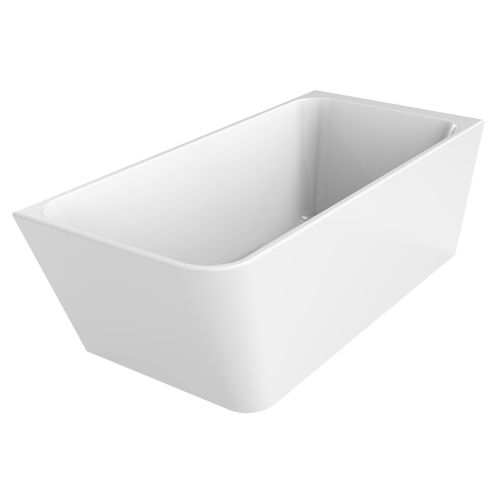 1700mm Tilt Right Hand Corner Bath Gloss White