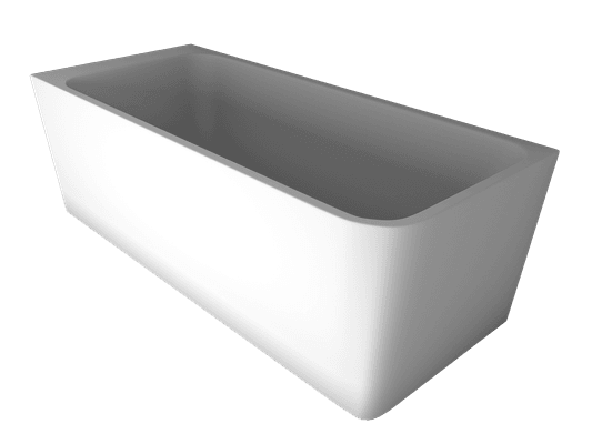 The Smith 1700mm Left Hand Corner Bath Gloss White