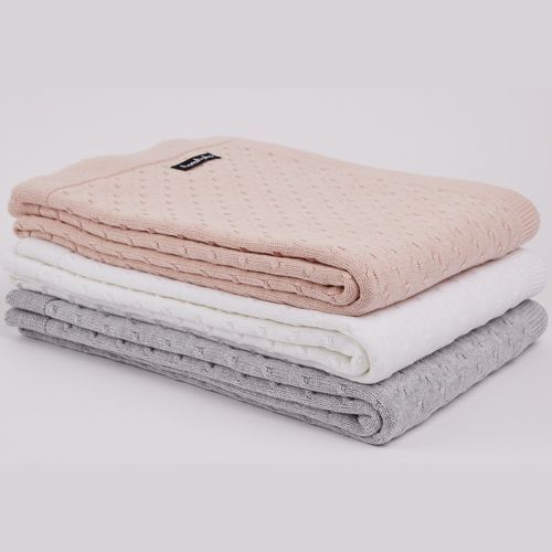 Knot Cotton Baby Cot Blankets