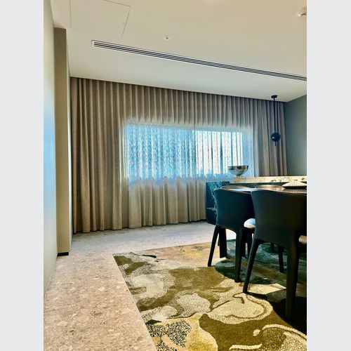 Sheer Curtains with Wave Fold Heading