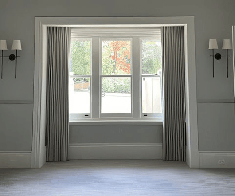 Sheer Curtains with Wave Fold Heading