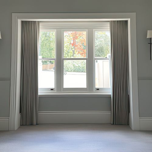 Sheer Curtains with Wave Fold Heading