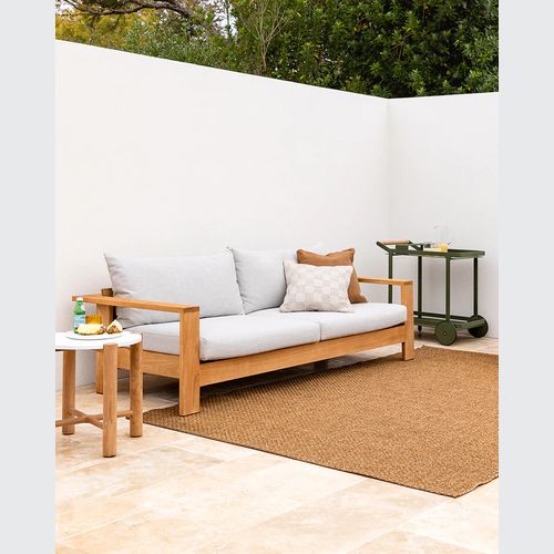 Baya Carter In & Outdoor Cushion - Almond | 50 x 50cm