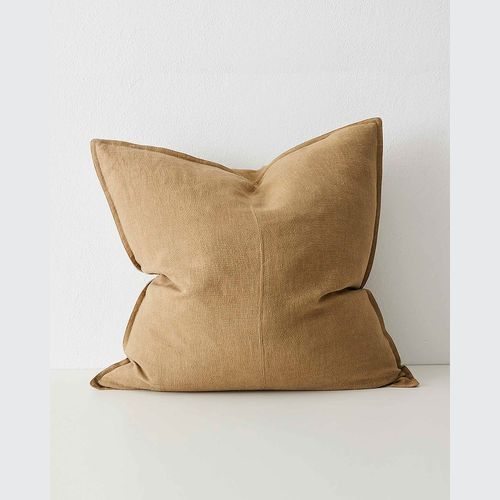 Weave Home European Linen Como Cushion - Clay | Three Sizes