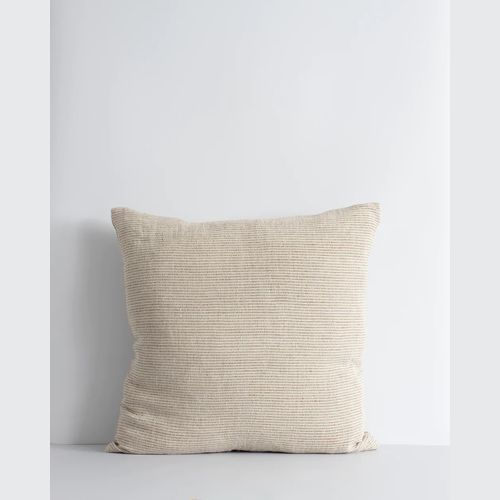Baya Sandridge Cushion - Linen/Rust | 100% Linen
