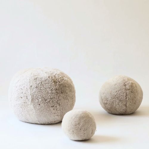 Sheepskin Ball Cushion - Medium