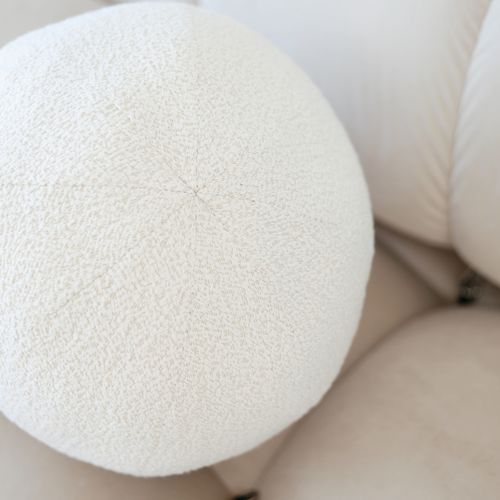Boucle Large Round Cushion