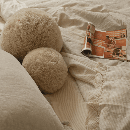 Sheepskin Ball Cushion - Small