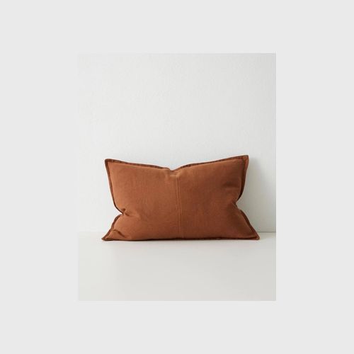 Weave Home European Linen Como Cushion - Tobacco | Three Sizes