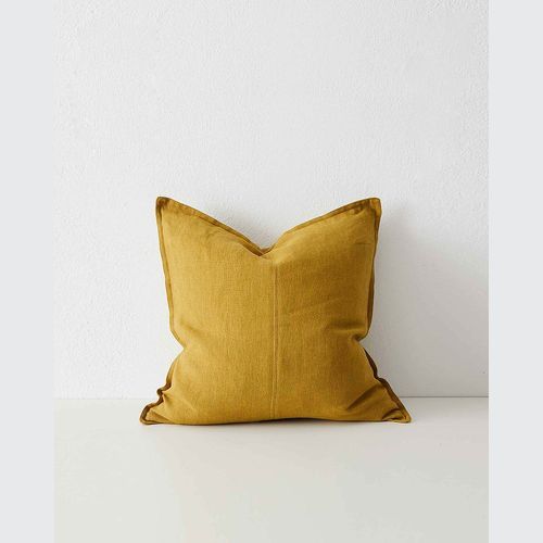 Weave Home European Linen Como Cushion - Moss | Three Sizes