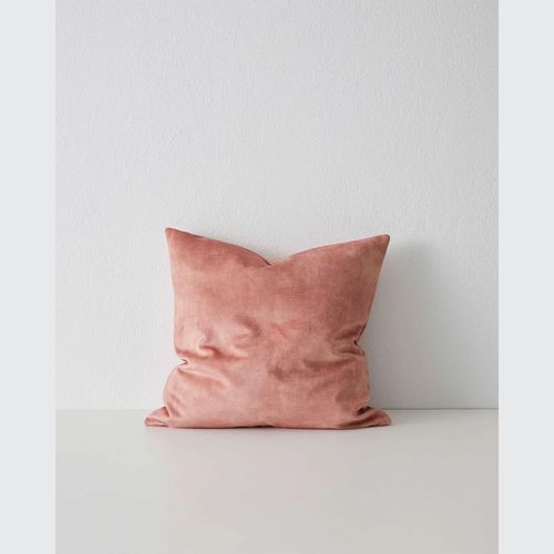 Weave Home Ava Velvet Cushion - Blossom | 50 x 50cm